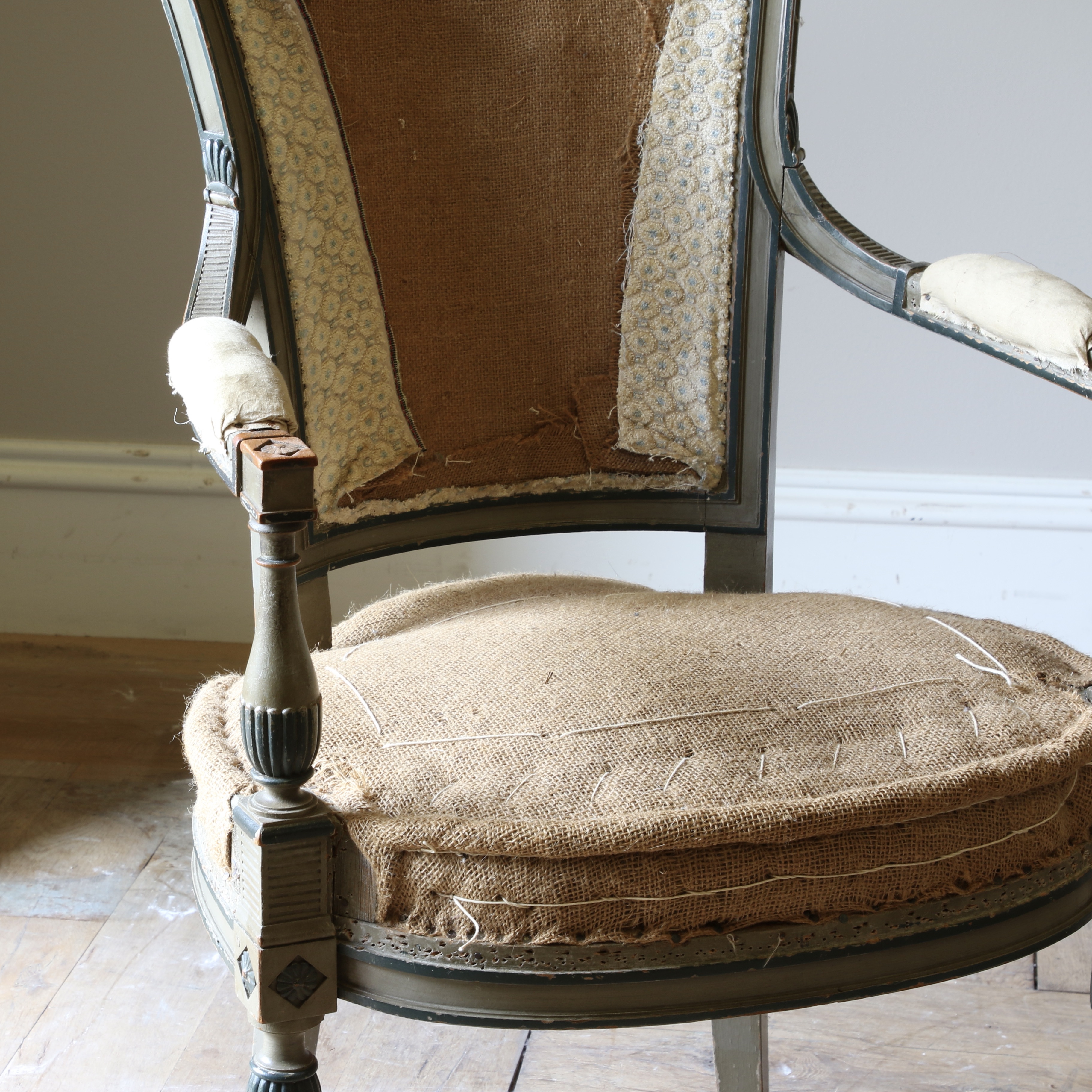 Pair of Directoire Fauteuil